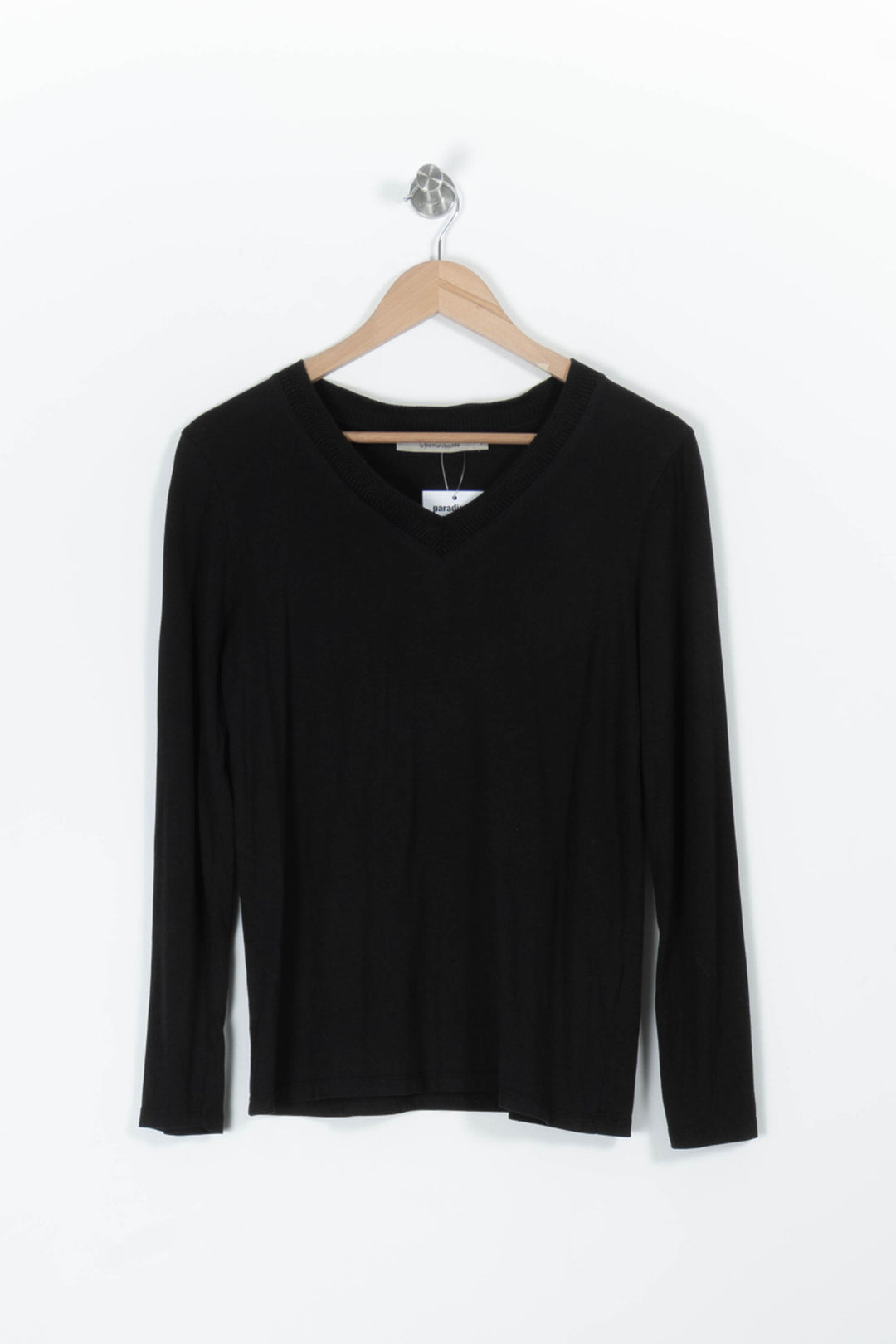 Tee-shirt noir - Taille S/36 de la marque La Fée Maraboutée | PARAD96971 - Vendu par Paradigme - Image 2