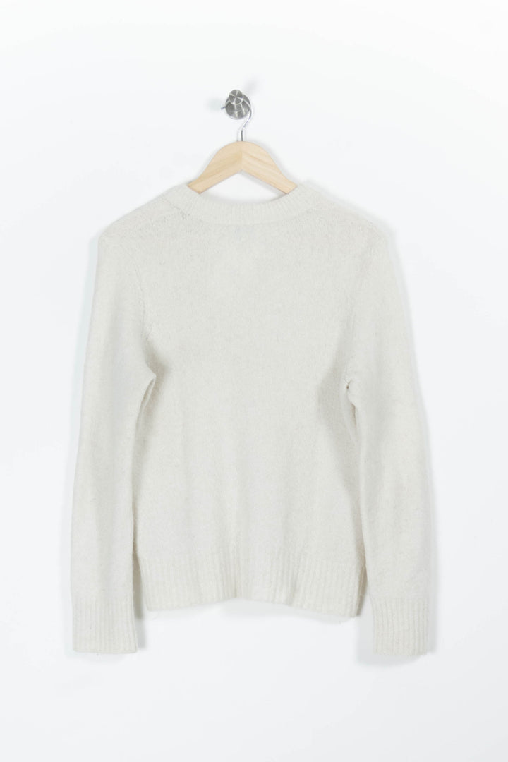 Pull Blanc - Taille M/38 de la marque Ganni | PARAD96978 - Vendu par Paradigme - Image 4