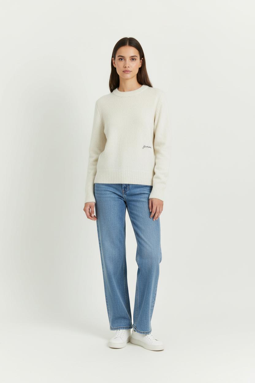 Pull Blanc - Taille M/38 de la marque Ganni | PARAD96978 - Vendu par Paradigme - Image 1