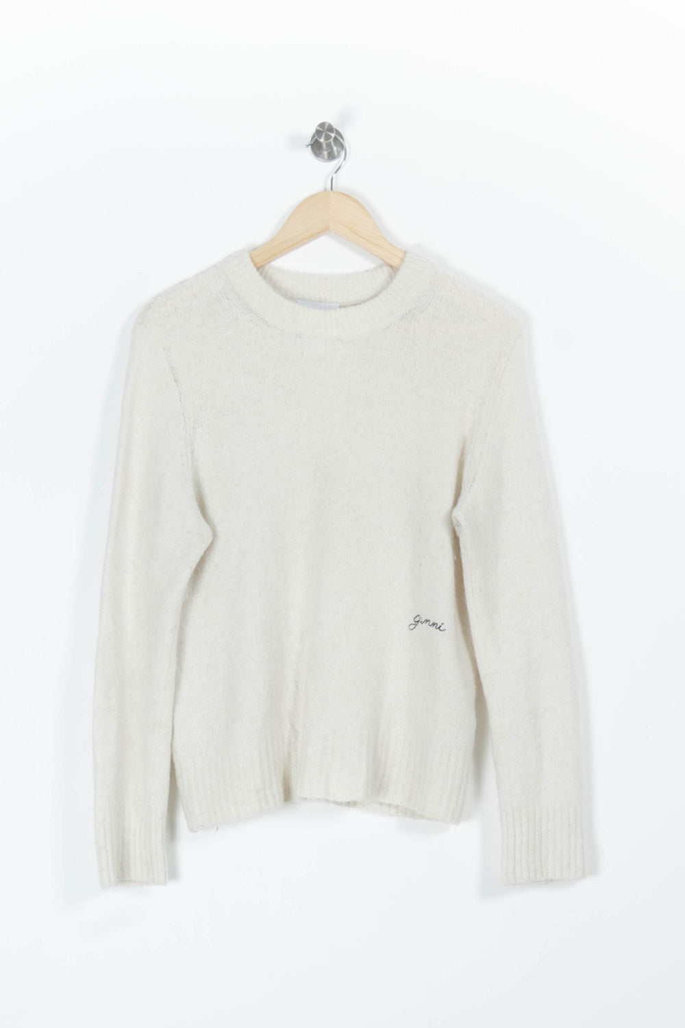 Pull Blanc - Taille M/38 de la marque Ganni | PARAD96978 - Vendu par Paradigme - Image 2