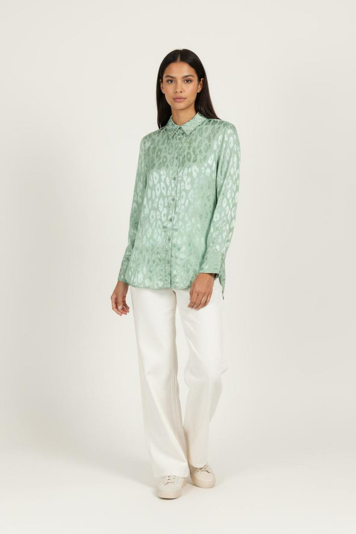 Chemise Verte - Taille L/40 de la marque Kookai | PARAD96993 - Vendu par Paradigme - Image 1
