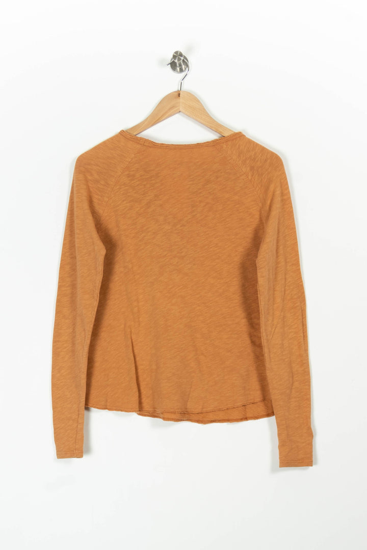 Sweatshirt Orange - Taille S/36 de la marque American Vintage | PARAD96999 - Vendu par Paradigme - Image 4