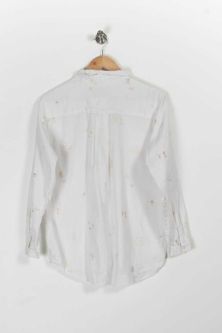 Chemise Blanche - Taille S/36 de la marque Des petits hauts | PARAD97000 - Vendu par Paradigme - Image 4