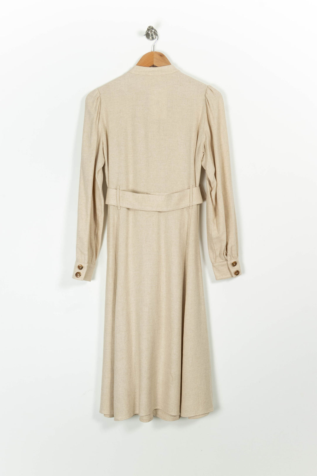 Robe Chemise Midi Beige - Taille M/38 de la marque Sézane | PARAD97004 - Vendu par Paradigme - Image 4