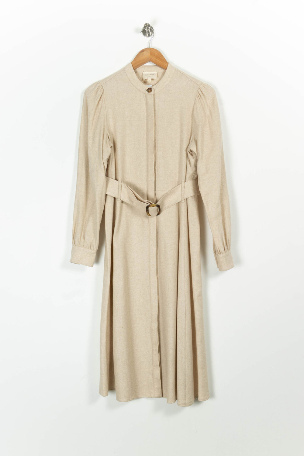 Robe Chemise Midi Beige - Taille M/38 de la marque Sézane | PARAD97004 - Vendu par Paradigme - Image 2