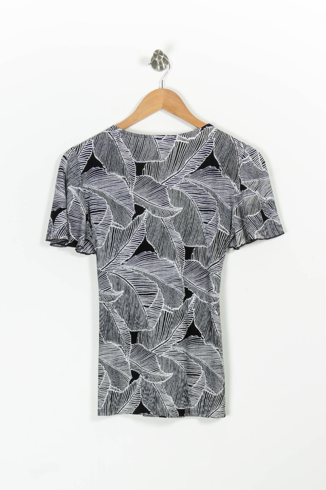 Blouse Noire et Blanche - Taille S/36 de la marque La Fée Maraboutée | PARAD97005 - Vendu par Paradigme - Image 4