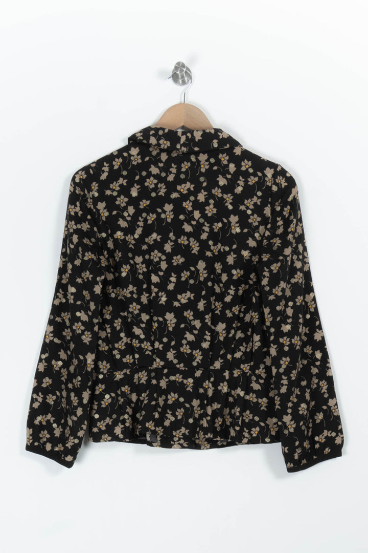 Blouse Noire et Beige - Taille XS/34 de la marque I.Code | PARAD97009 - Vendu par Paradigme - Image 4