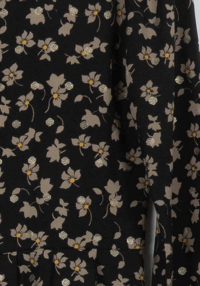 Blouse Noire et Beige - Taille XS/34 de la marque I.Code | PARAD97009 - Vendu par Paradigme - Image 3