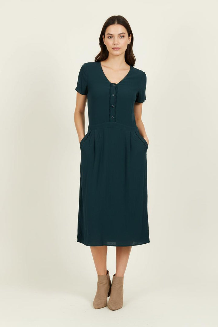 Robe Courte Verte - Taille S/36 de la marque I.Code | PARAD97010 - Vendu par Paradigme - Image 1