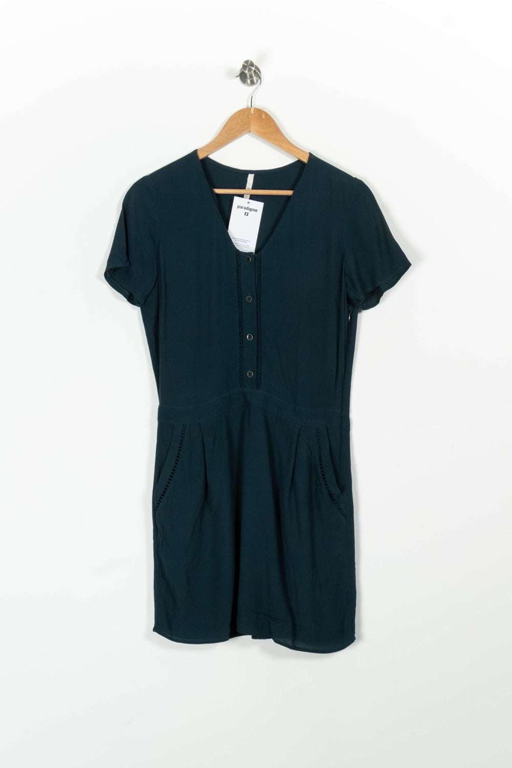 Robe Courte Verte - Taille S/36 de la marque I.Code | PARAD97010 - Vendu par Paradigme - Image 2