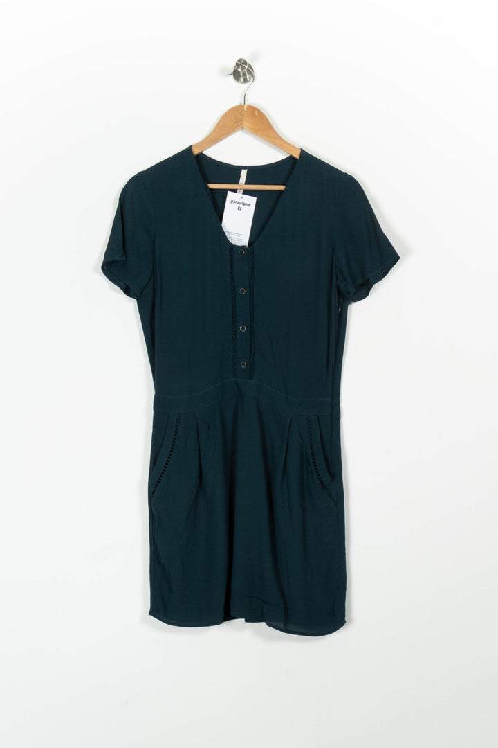 Robe Courte Verte - Taille S/36 de la marque I.Code | PARAD97010 - Vendu par Paradigme - Image 2