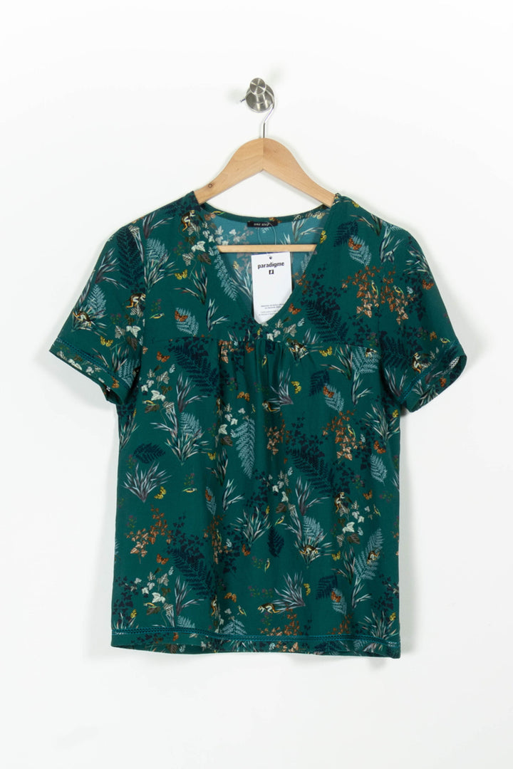 Blouse Verte - Taille XS/34 de la marque One Step | PARAD97011 - Vendu par Paradigme - Image 2