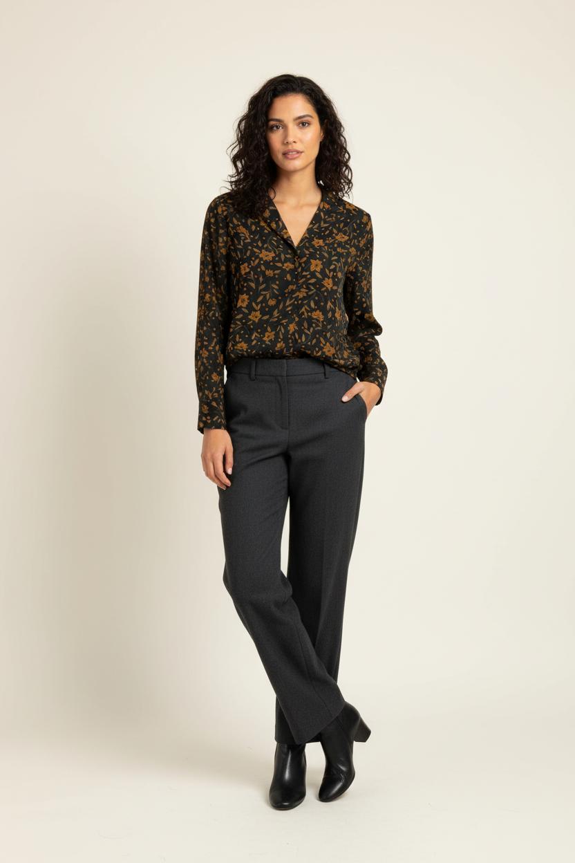 Chemise Verte et Marron - Taille XS/34 de la marque I.Code | PARAD97012 - Vendu par Paradigme - Image 1