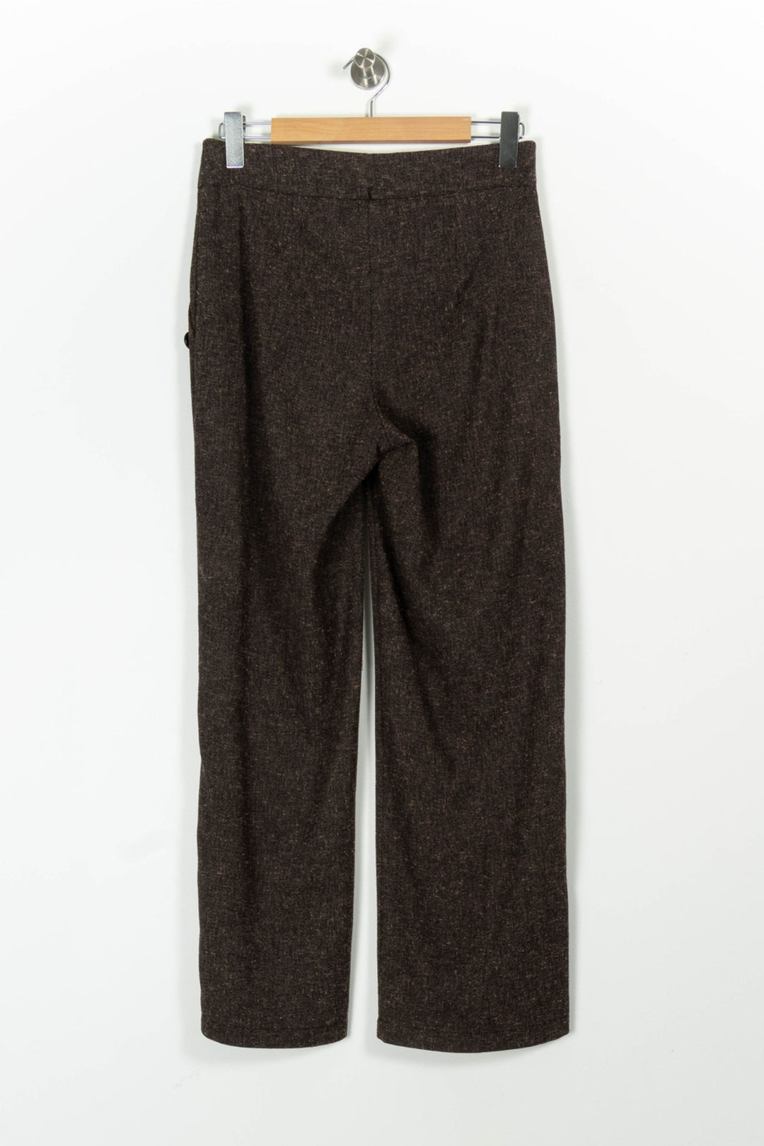 Pantalon Large Marron - Taille M/38 de la marque La Fée Maraboutée | PARAD97021 - Vendu par Paradigme - Image 4