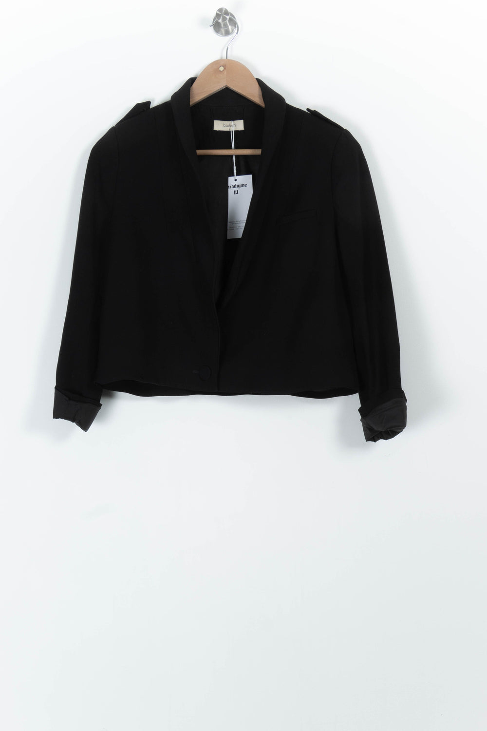 Blazer Noir - Taille S/36 de la marque ba&sh | PARAD97027 - Vendu par Paradigme - Image 2