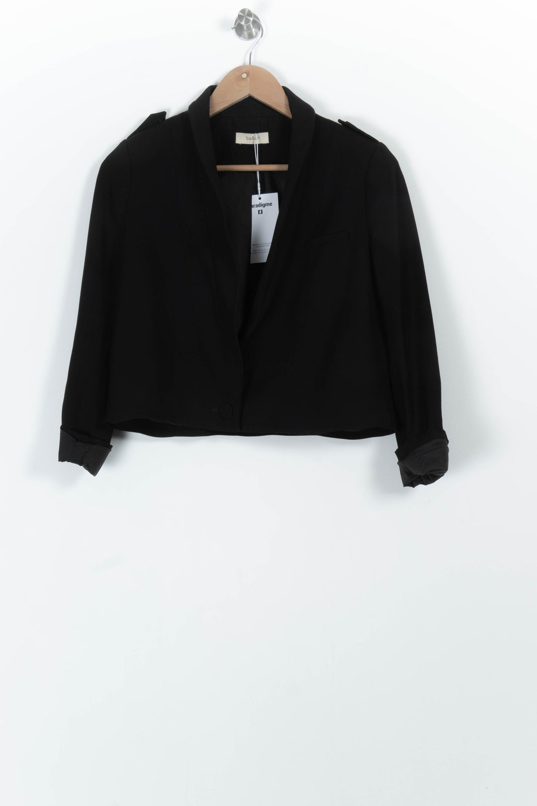 Blazer Noir - Taille S/36 de la marque ba&sh | PARAD97027 - Vendu par Paradigme - Image 2