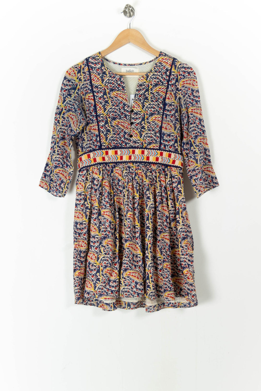 Robe Courte Multicolore - Taille M/38 de la marque ba&sh | PARAD97029 - Vendu par Paradigme - Image 2