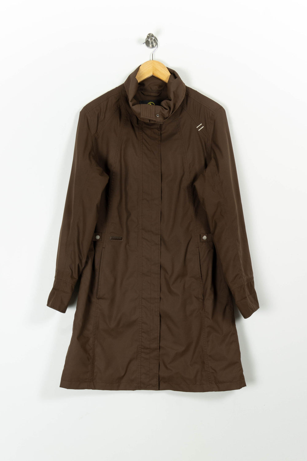 Parka Mi-Longue Marron - Taille XL/42 de la marque Aigle | PARAD97034 - Vendu par Paradigme - Image 2