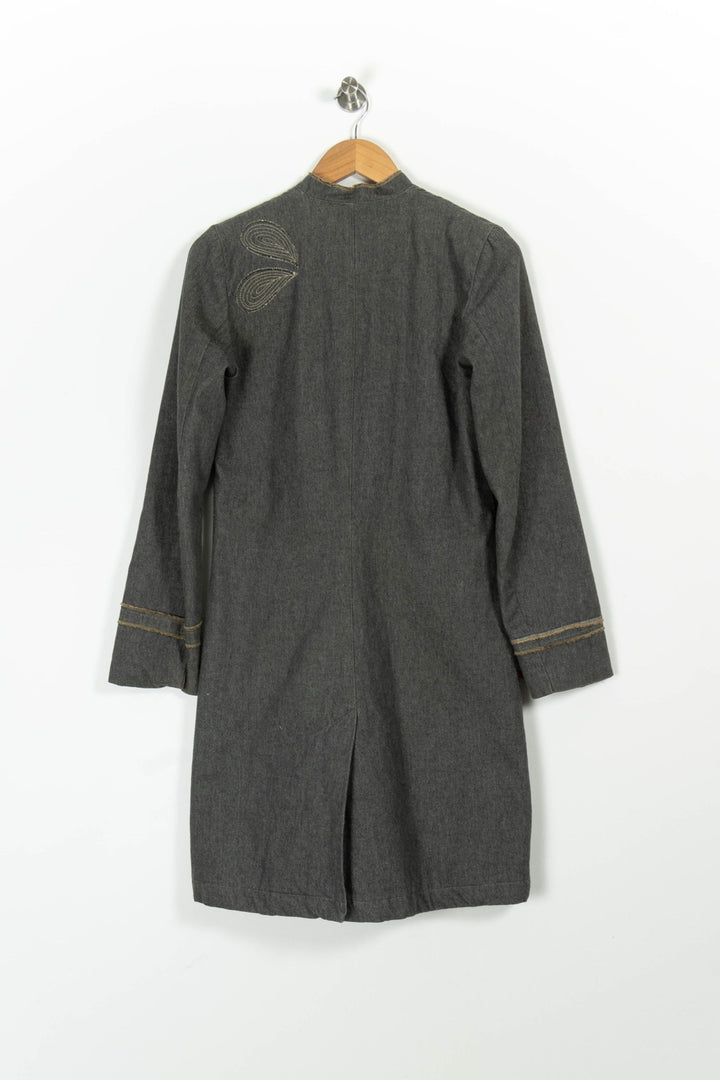 Manteau Gris - Taille XS/34 de la marque Sessùn | PARAD97035 - Vendu par Paradigme - Image 4