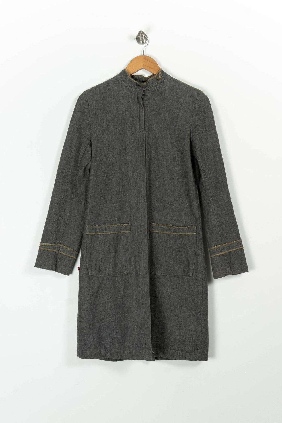 Manteau Gris - Taille XS/34 de la marque Sessùn | PARAD97035 - Vendu par Paradigme - Image 2
