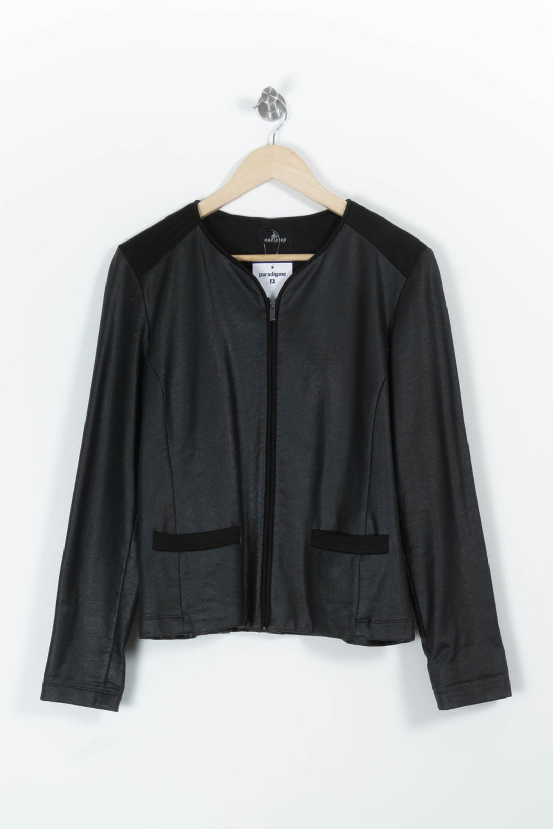 Blouson Noir - Taille M/38 de la marque One Step | PARAD97036 - Vendu par Paradigme - Image 2