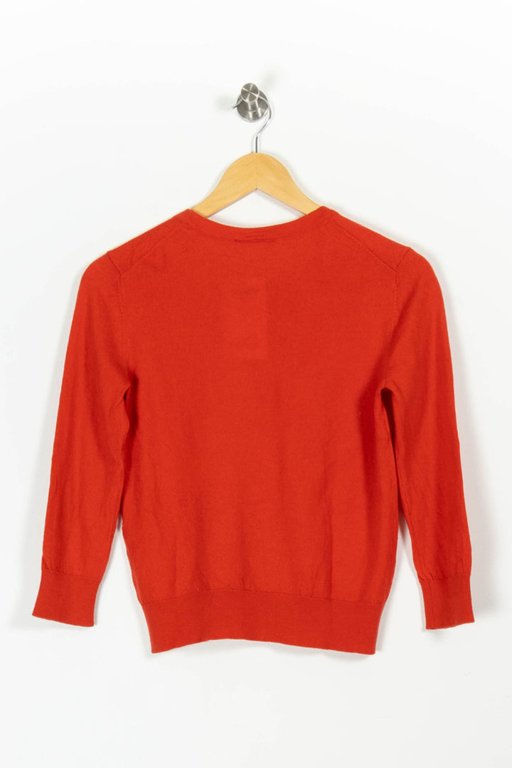 Pull Rouge - Taille L/40 de la marque Maje | PARAD97037 - Vendu par Paradigme - Image 4