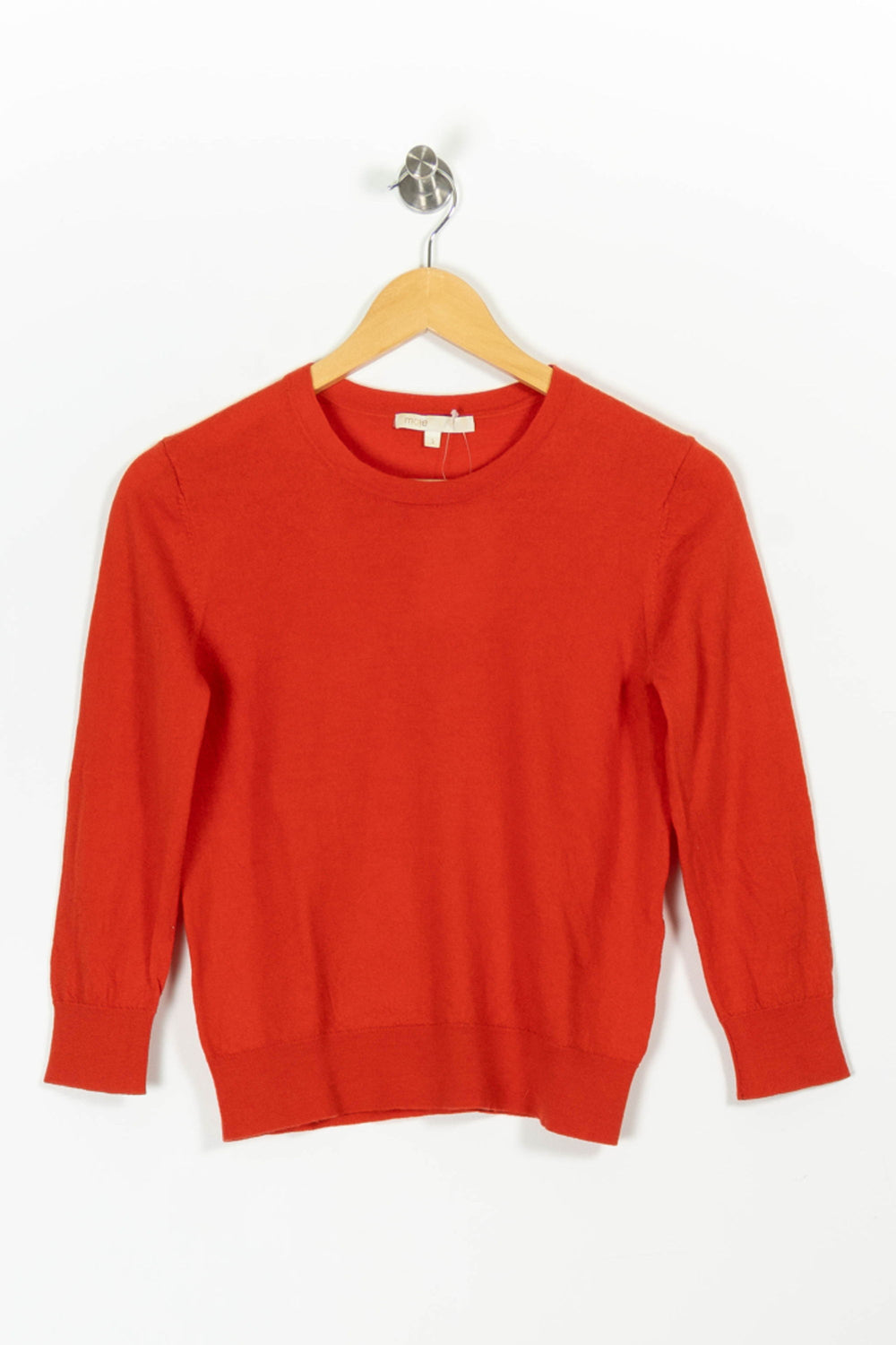 Pull Rouge - Taille L/40 de la marque Maje | PARAD97037 - Vendu par Paradigme - Image 2