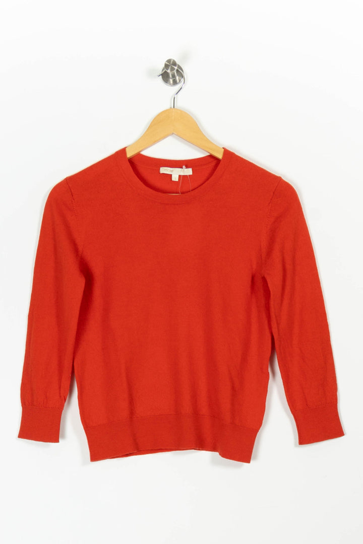 Pull Rouge - Taille L/40 de la marque Maje | PARAD97037 - Vendu par Paradigme - Image 2