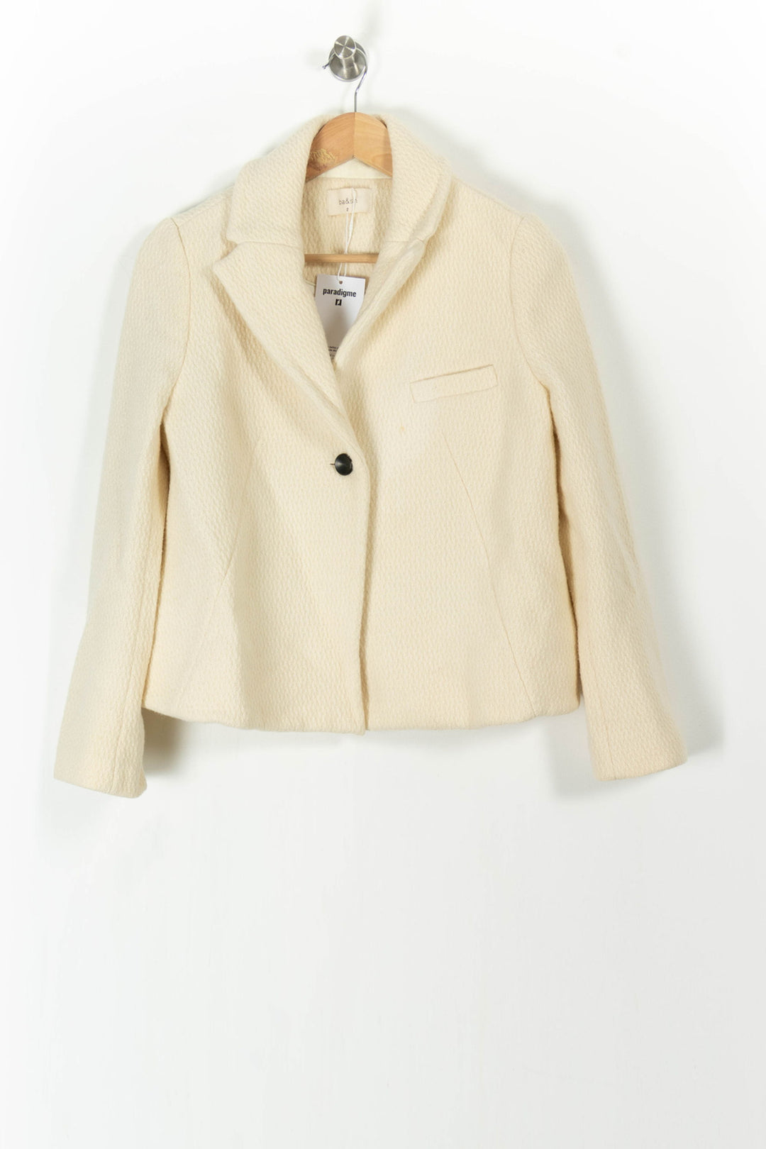 Blazer Blanc - Taille M/38 de la marque ba&sh | PARAD97040 - Vendu par Paradigme - Image 2