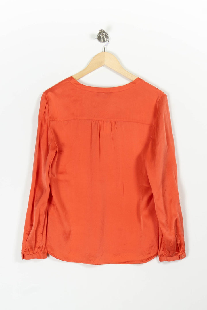 Blouse Orange - Taille L/40 de la marque Caroll | PARAD97041 - Vendu par Paradigme - Image 4