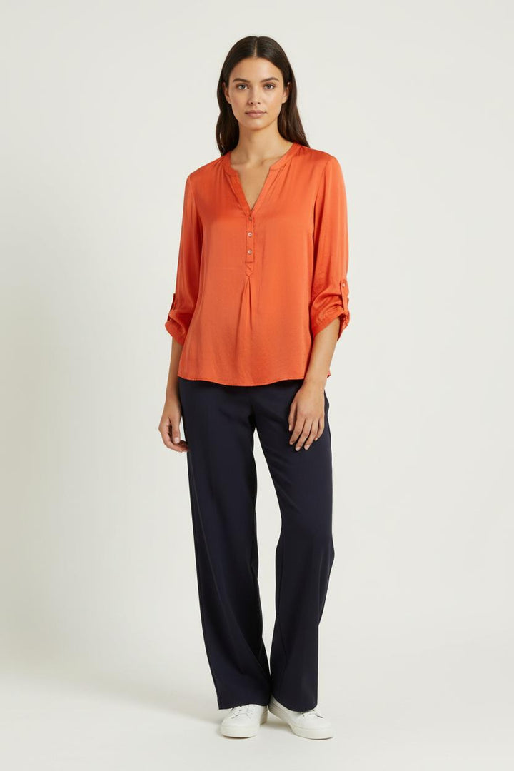 Blouse Orange - Taille L/40 de la marque Caroll | PARAD97041 - Vendu par Paradigme - Image 1