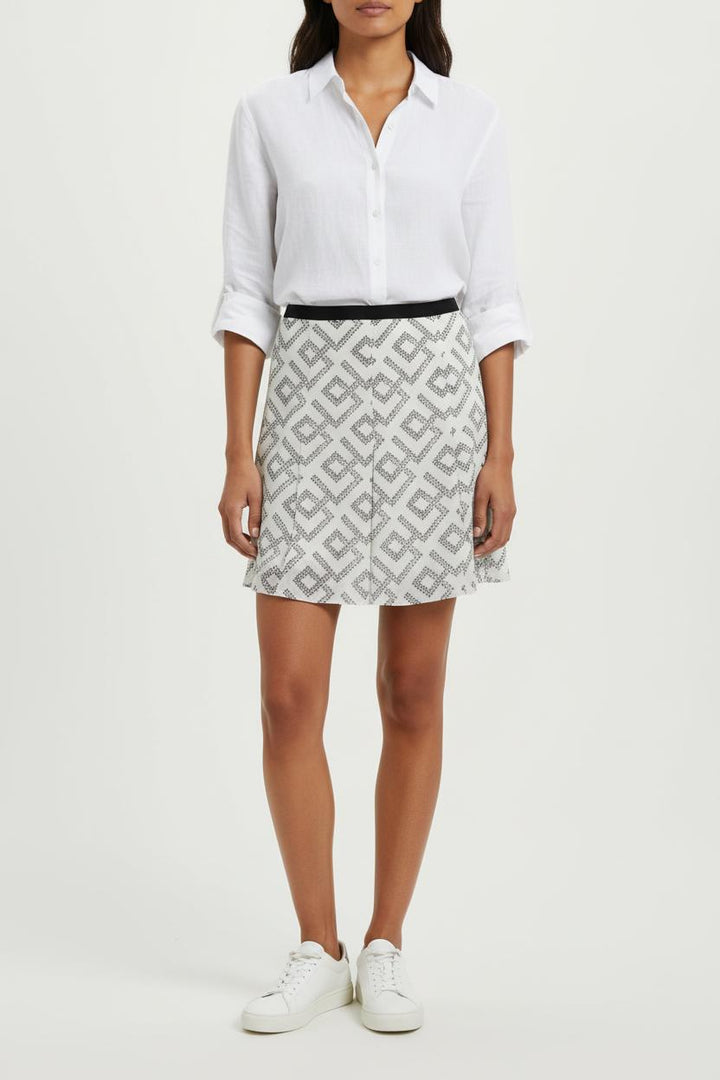 Jupe Courte Blanche et Noire - Taille XS/34 de la marque Pablo | PARAD97045 - Vendu par Paradigme - Image 1