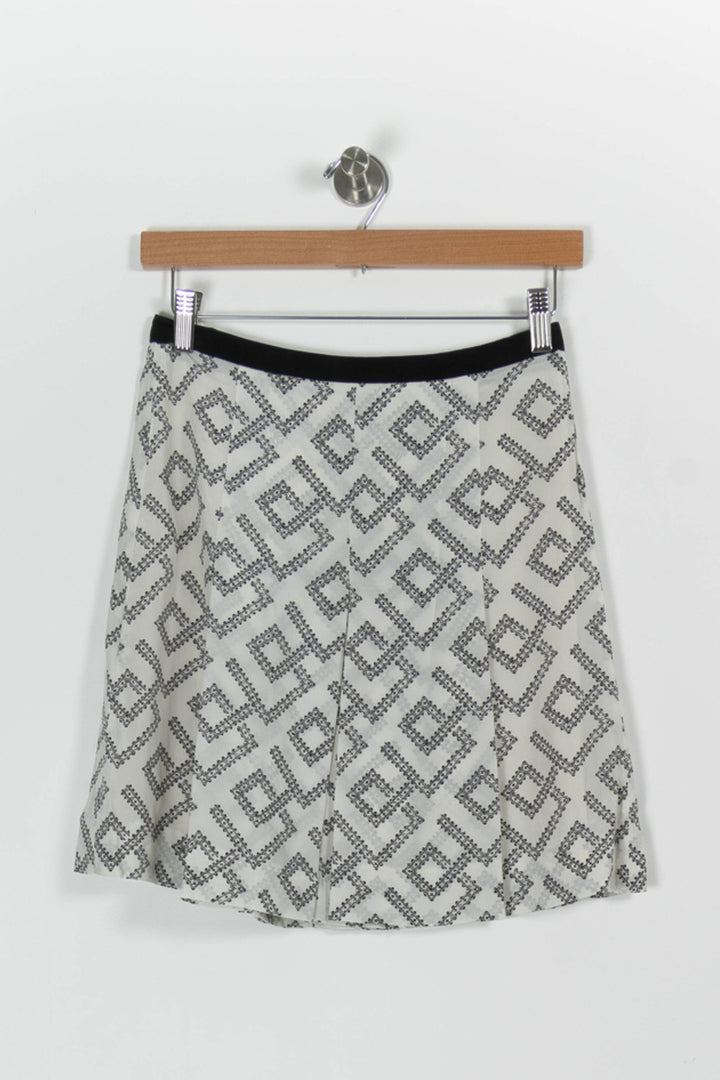 Jupe Courte Blanche et Noire - Taille XS/34 de la marque Pablo | PARAD97045 - Vendu par Paradigme - Image 2