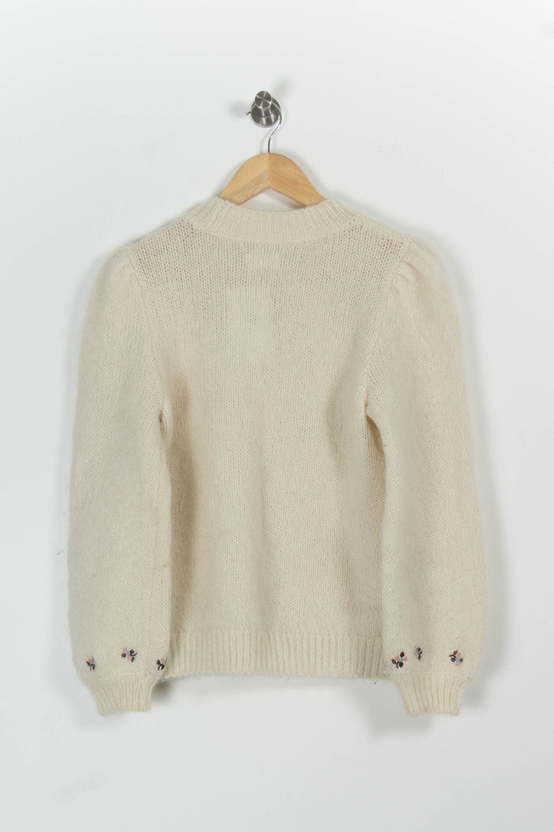 Pull Blanc - Taille M/38 de la marque Des petits hauts | PARAD97048 - Vendu par Paradigme - Image 4