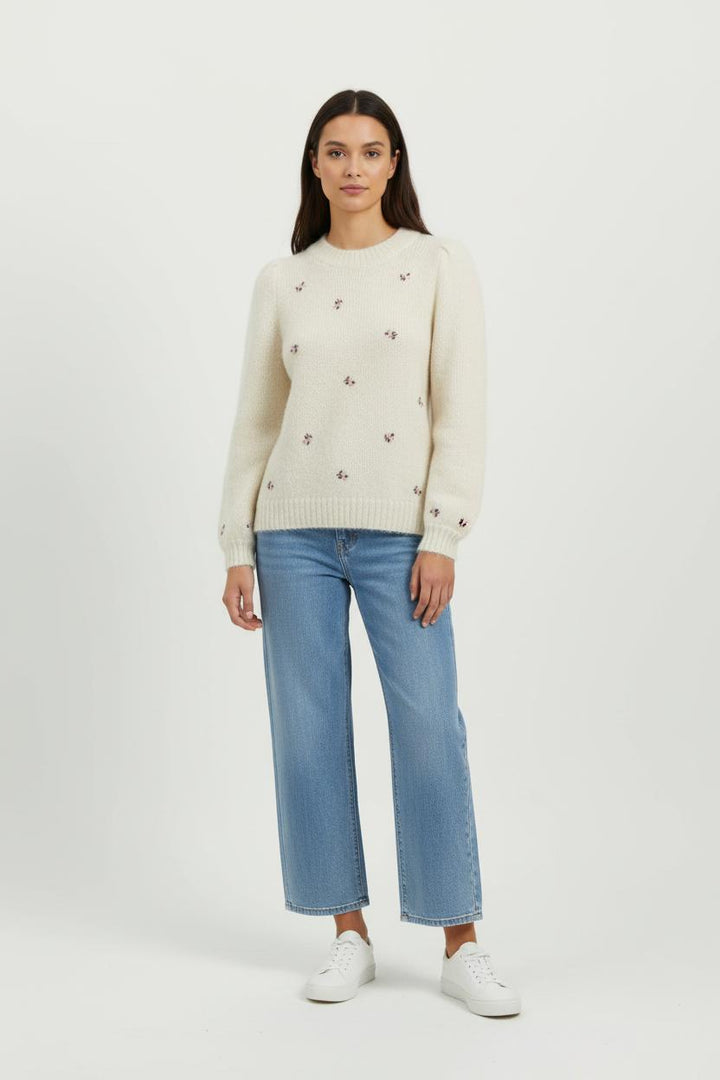 Pull Blanc - Taille M/38 de la marque Des petits hauts | PARAD97048 - Vendu par Paradigme - Image 1