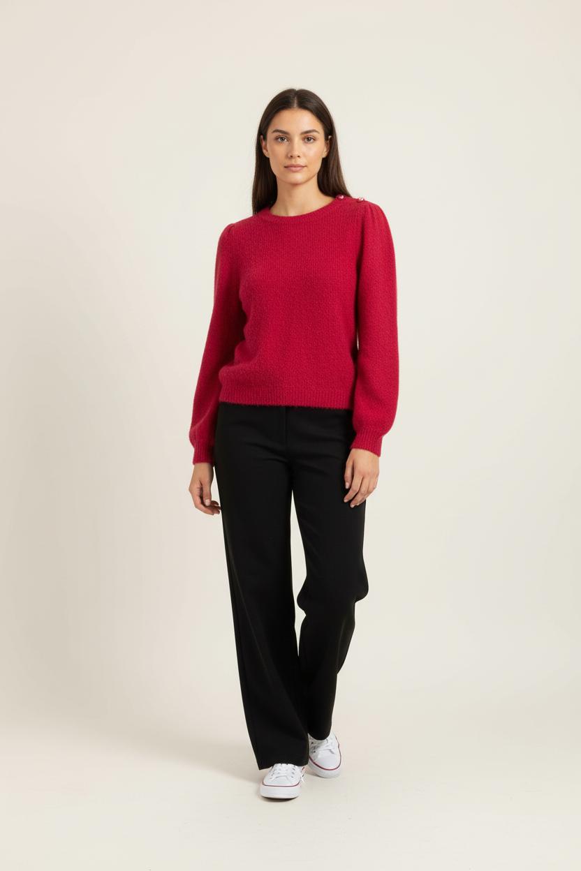 Pull Rose - Taille M/38 de la marque Des petits hauts | PARAD97049 - Vendu par Paradigme - Image 1