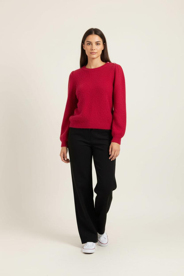 Pull Rose - Taille M/38 de la marque Des petits hauts | PARAD97049 - Vendu par Paradigme - Image 1