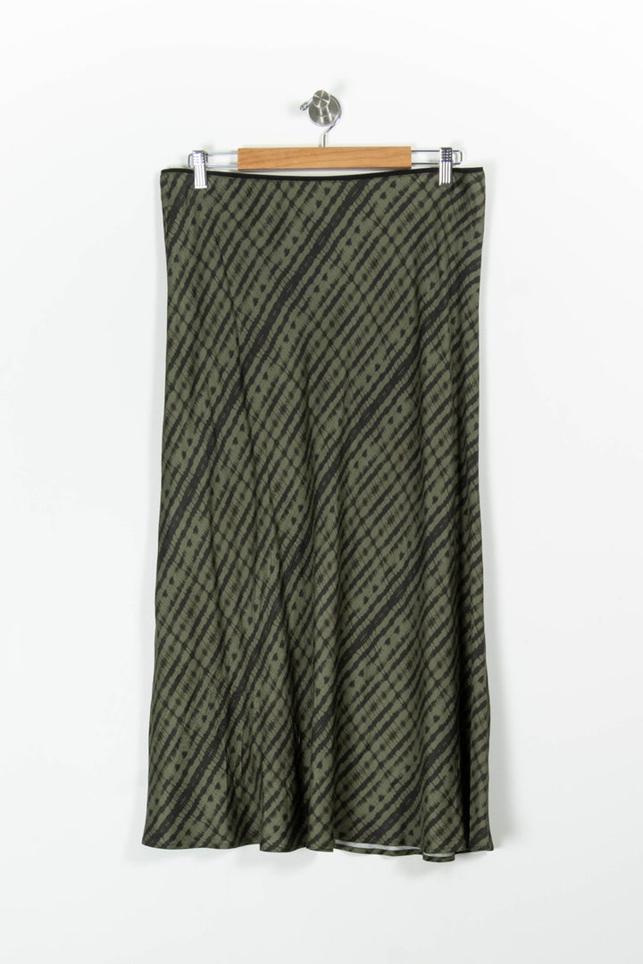 Jupe Longue Verte et Noire - Taille XXL/44 de la marque Caroll | PARAD97050 - Vendu par Paradigme - Image 4