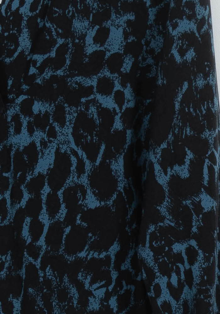Blouse Bleu et Noir - Taille XXL/44 de la marque La Fée Maraboutée | PARAD97052 - Vendu par Paradigme - Image 3