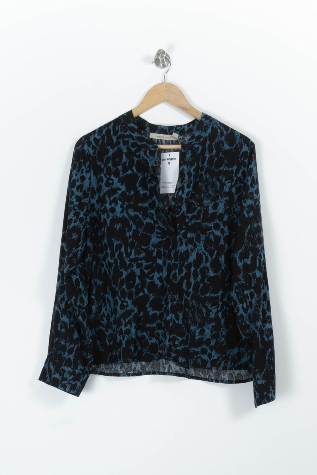 Blouse Bleu et Noir - Taille XXL/44 de la marque La Fée Maraboutée | PARAD97052 - Vendu par Paradigme - Image 2