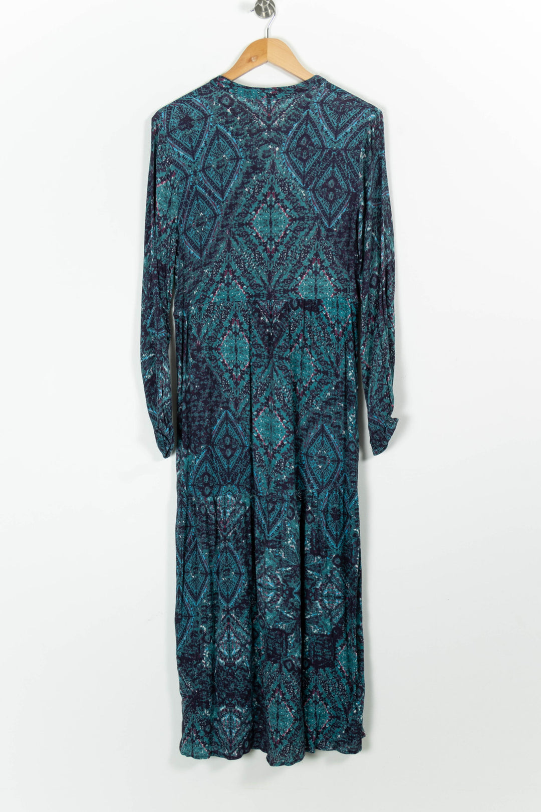 Robe Longue Verte et Bleue - Taille L/40 de la marque La Fée Maraboutée | PARAD97063 - Vendu par Paradigme - Image 4