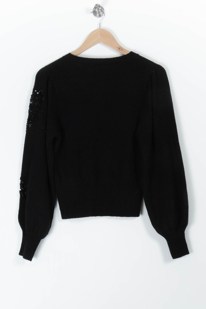 Pull Noir - Taille M/38 de la marque La Fée Maraboutée | PARAD97064 - Vendu par Paradigme - Image 4