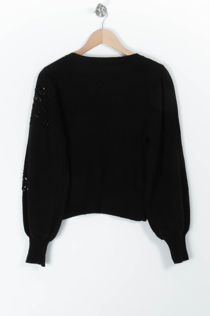 Pull Noir - Taille M/38 de la marque La Fée Maraboutée | PARAD97066 - Vendu par Paradigme - Image 4