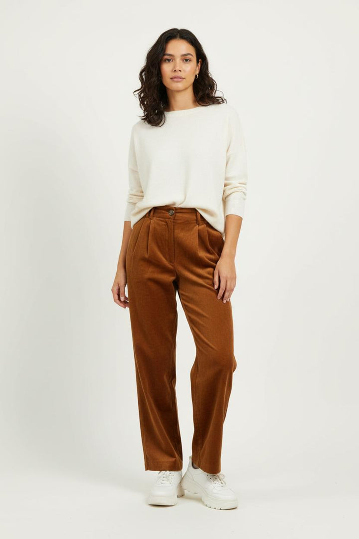 Pantalon Marron - Taille S/36 de la marque FRNCH | PARAD97070 - Vendu par Paradigme - Image 1
