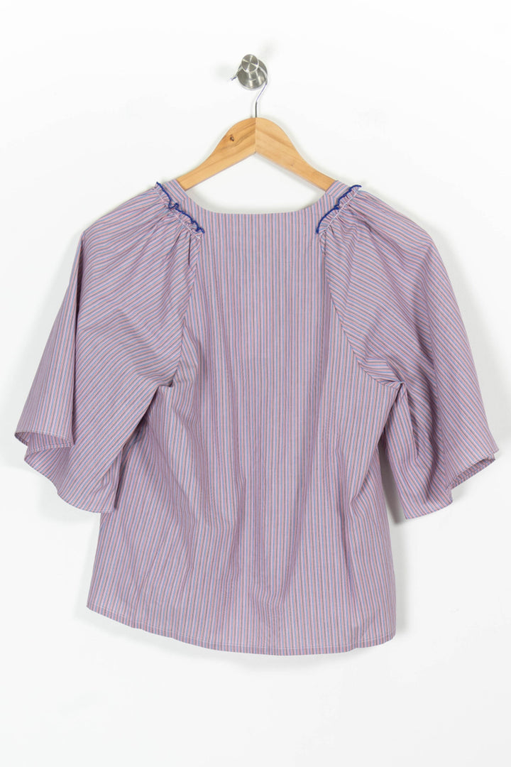 Blouse Violette et Bleue - Taille XS/34 de la marque Karl Marc John | PARAD97078 - Vendu par Paradigme - Image 4