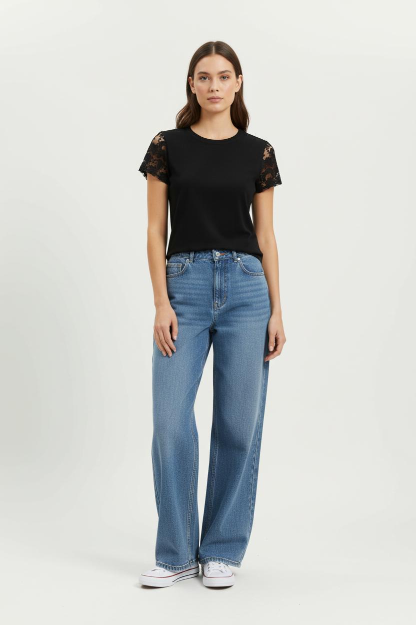 T-shirt Noir - Taille M/38 de la marque Weill | PARAD97081 - Vendu par Paradigme - Image 1