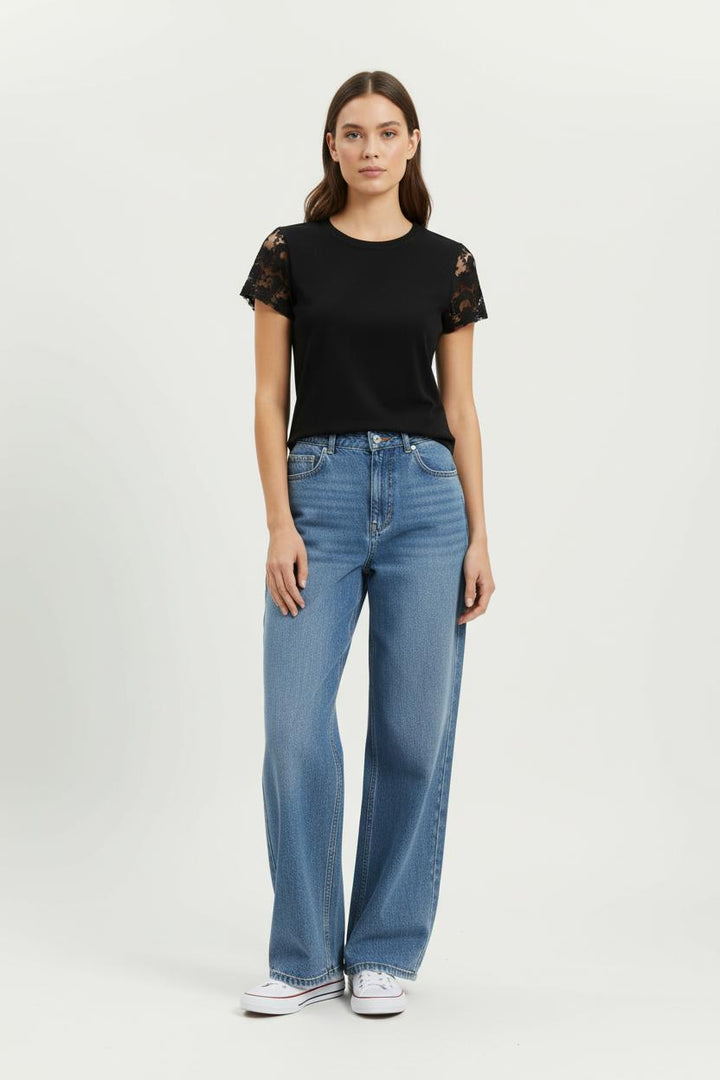 T-shirt Noir - Taille M/38 de la marque Weill | PARAD97081 - Vendu par Paradigme - Image 1