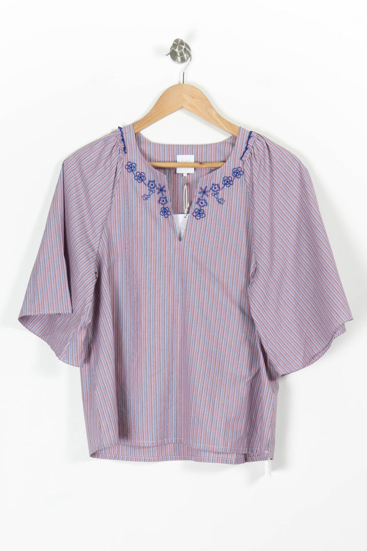 Blouse Violette et Bleue - Taille S/36 de la marque Karl Marc John | PARAD97082 - Vendu par Paradigme - Image 2