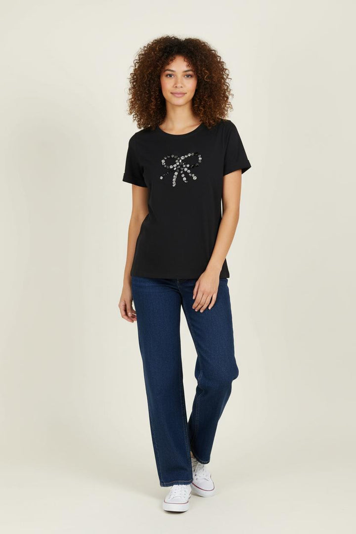 T-shirt Noir - Taille M/38 de la marque Weill | PARAD97083 - Vendu par Paradigme - Image 1