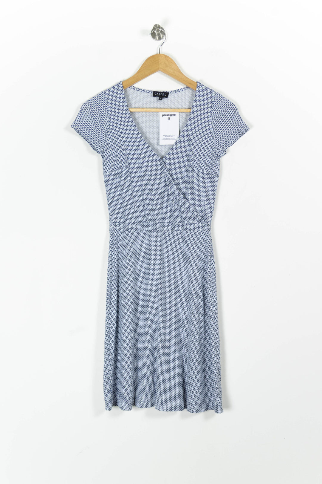 Robe Longue Bleue - Taille S/36 de la marque Caroll | PARAD97084 - Vendu par Paradigme - Image 2
